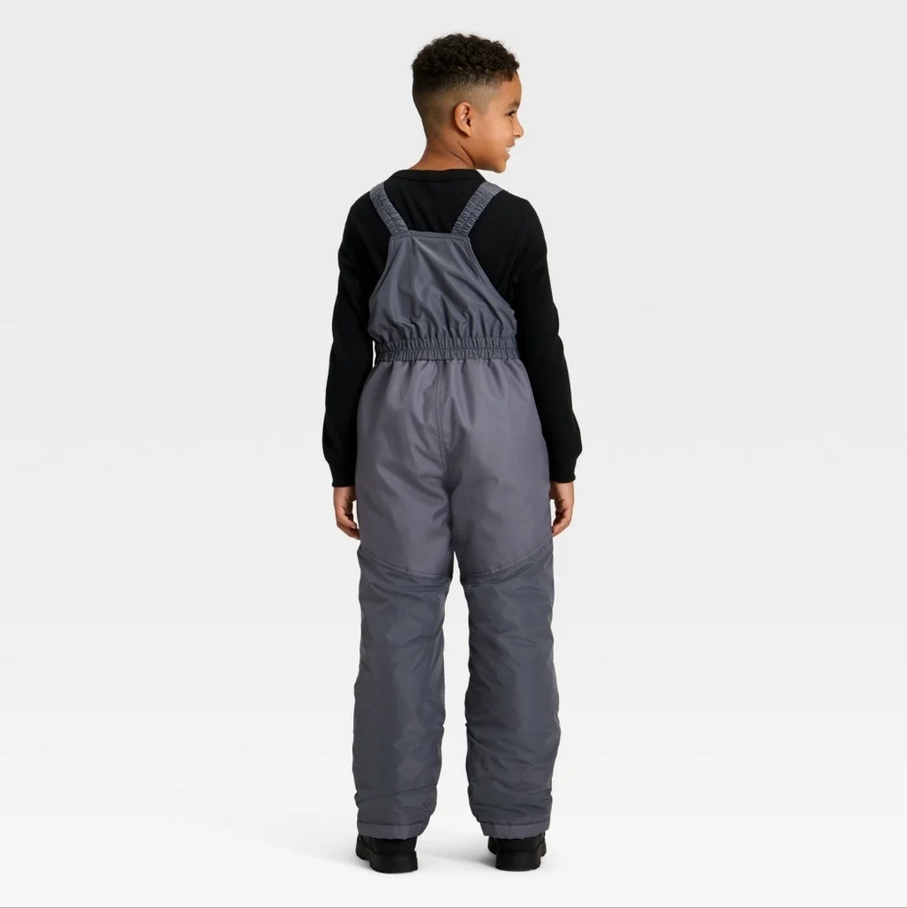 NWT Kids Snow Bib - Cat & Jack Size M Grey - Picture 11 of 11